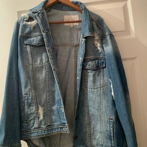 Distressed Denim Jacket